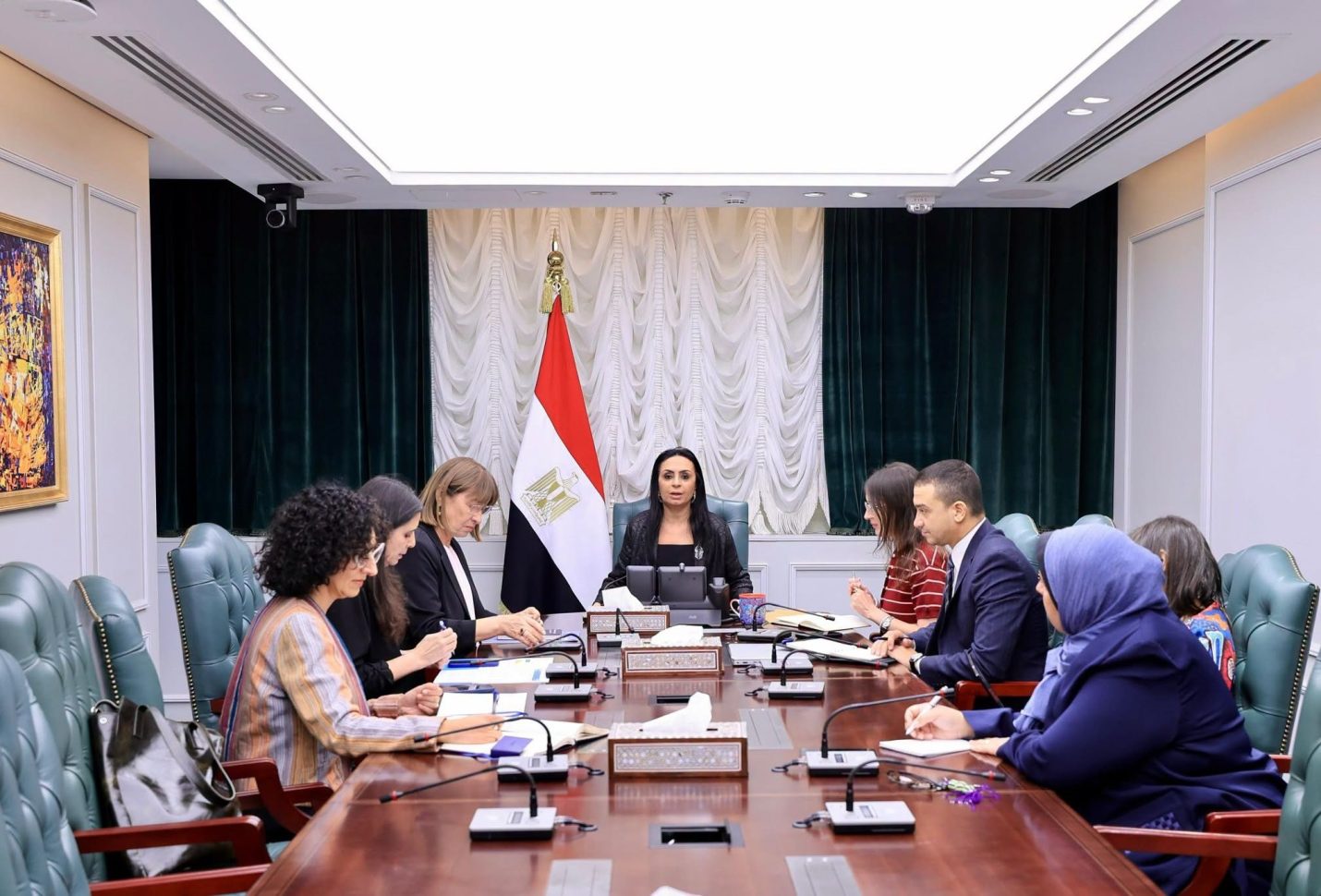 وزيرة التضامن تبحث مع منسقة الأمم المتحدة في مصر تعزيز التعاون في الحماية الاجتماعية والتمكين الاقتصادي
