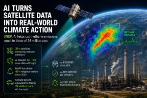 UNEP: AI helps cut methane emissions equal to those of 24 million cars