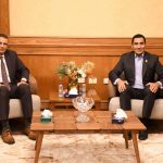 وزير الشباب ومحافظ جنوب سيناء يناقشان تطوير المنشآت وتوسيع المبادرات الرياضية