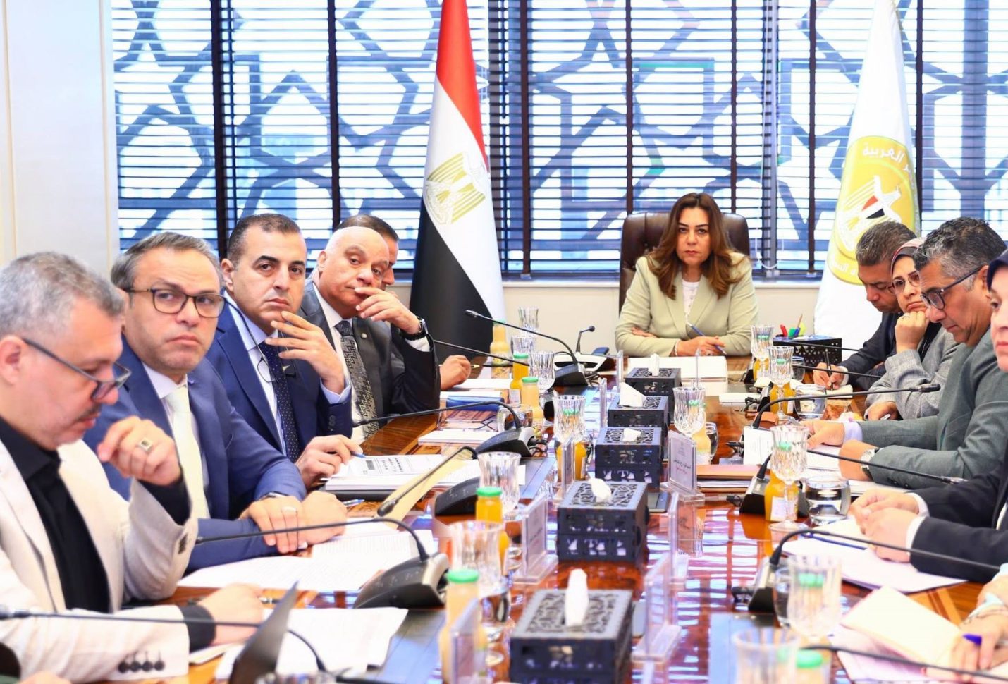 وزيرة التنمية المحلية والبيئة تستعرض خطة 2026/2027 لمواجهة التلوث والتغيرات المناخية