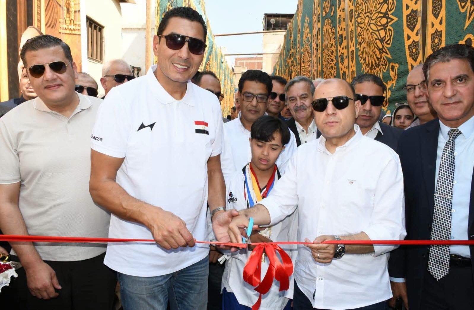 وزير الرياضة ومحافظ الغربية يفتتحان مشروعات جديدة بمركز التنمية الشبابية بزفتى