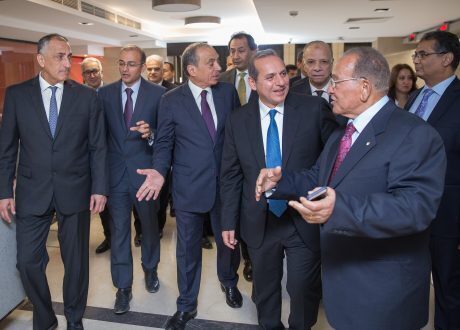 بالصور..«البنك الأهلي» يحتفل بتطوير أحد أقدم فروعه بشارع شريف