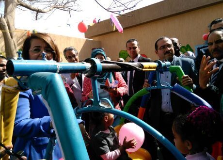 وزيرة التضامن تفتتح مركز رعاية أطفال التوحد والحضانة الدامجة بالمطرية