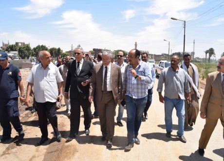 محافظ المنيا يفتتح كوبرى الريرمون بمركز ملوى