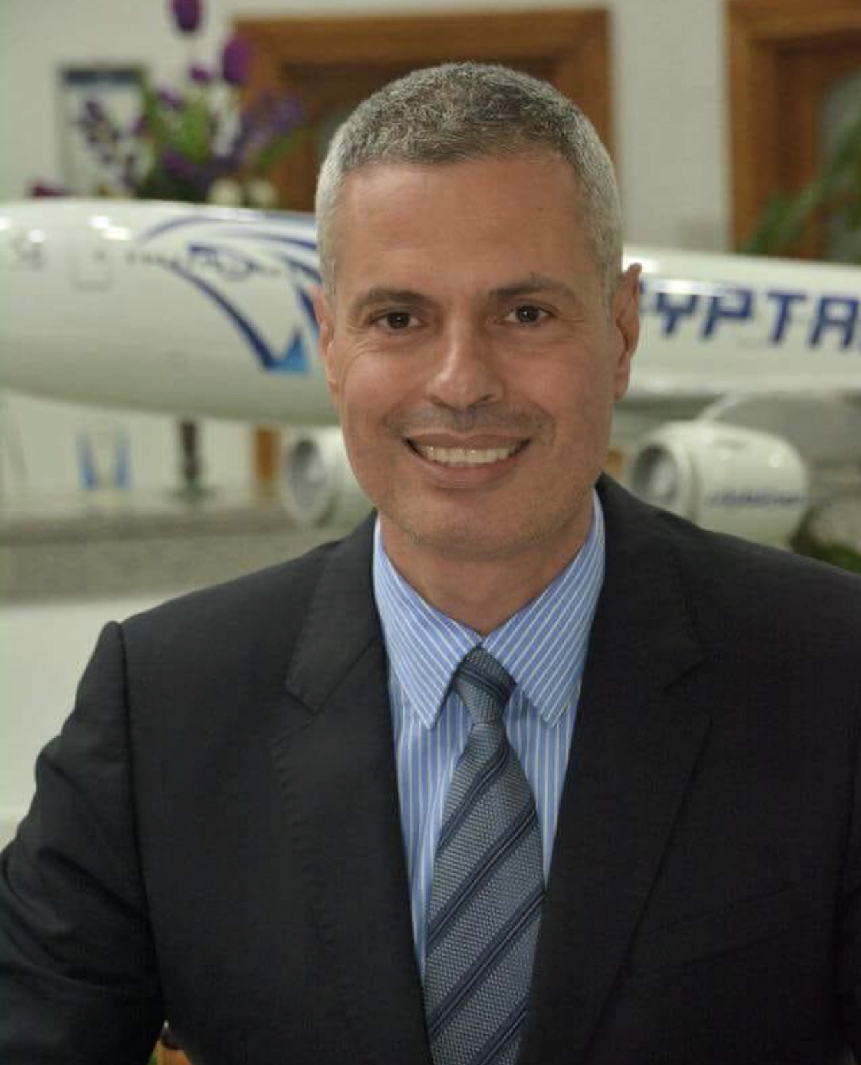 EgyptAir locomotive of CSR inside, outside Egypt