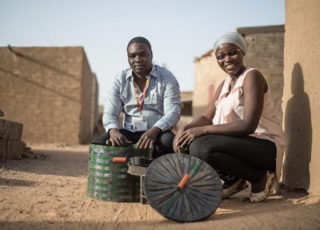Green stoves relying on food waste, recycled materials to address deforestation, pollution