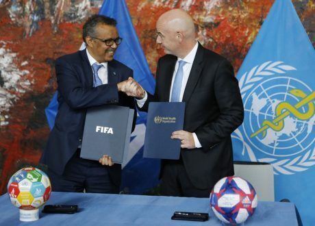 WHO, FIFA sign four-year cooperation deal to promote healthy lifestyles