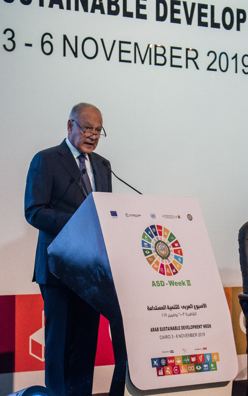 ابو الغيط: التنمية المستدامة بوابة العبور نحو مستقبل آمن ومزدهر للبلدان العربية