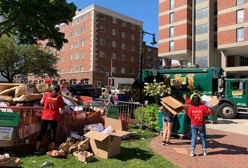 Boston University pursues zero waste goal by 2030