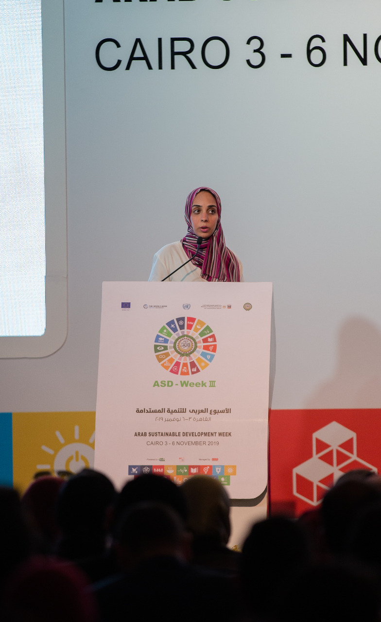 هاجر جميل: الجامعة العربية أعطب اهتمامًا خاصًا بأهداف التنمية المستدامة