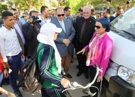 Bike-sharing project for 1st time in Egyptian University in March