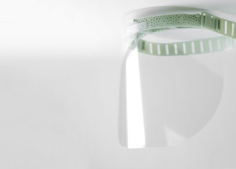 Adidas uses its midsole material in manufacturing reusable face shields