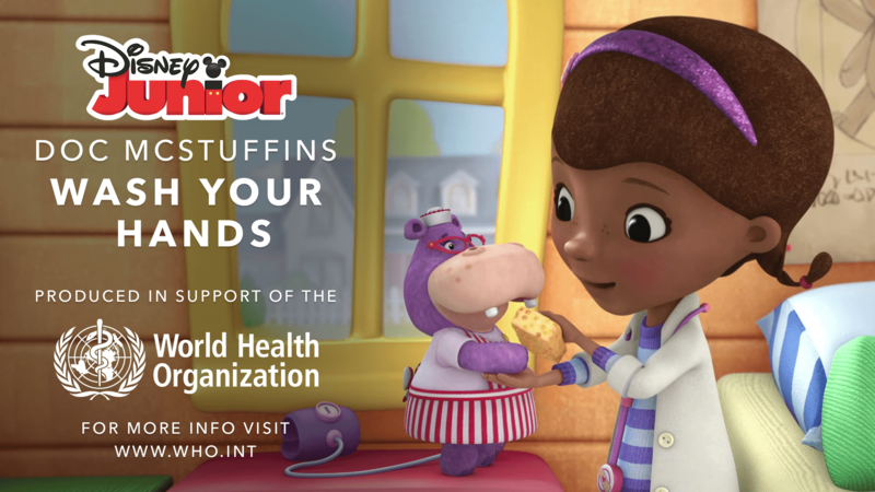 Disney Junior partners with WHO to urge children wash their hands to avoid COVID-19