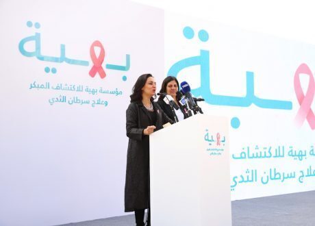 رئيس المجلس القومي للمرأة تشهد وضع حجر أساس «بهية» الشيخ زايد