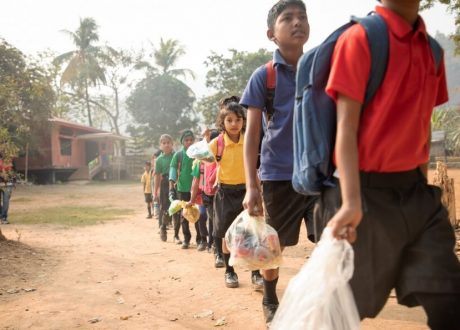 Ashkar foundation’s plastic-for-schooling program expands to five schools in India