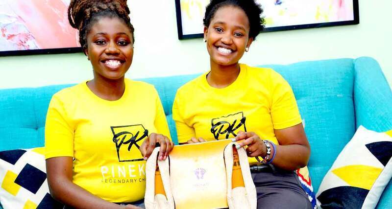 3 Kenyans turn pineapple leaf, recycled rubber into eco-friendly shoes