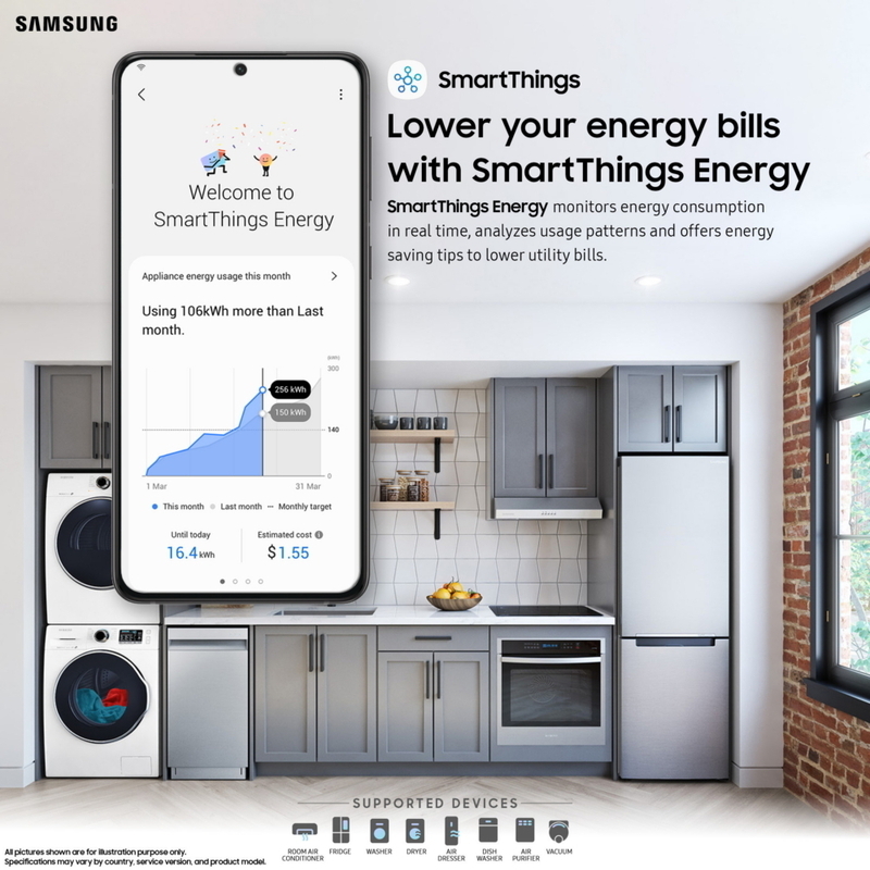 Samsung launches SmartThings Energy app to control energy consumption  