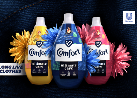 Comfort’s new Ultimate Care in 100% recycle-ready bottles 
