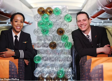 easyJet introduces new cabin crew and pilot uniforms made from recycled PLASTIC