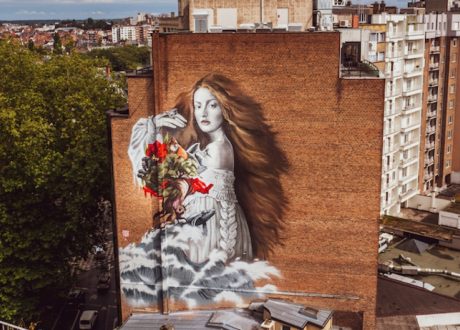 First mural to spread awareness on climate change created in Brussels