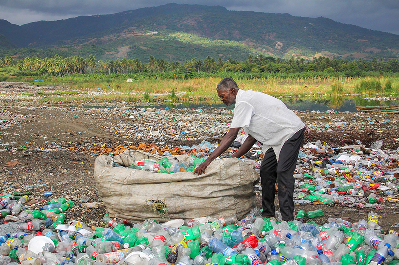 IOM’s plastic recycling initiative aims to reduce illegal migration in Haiti