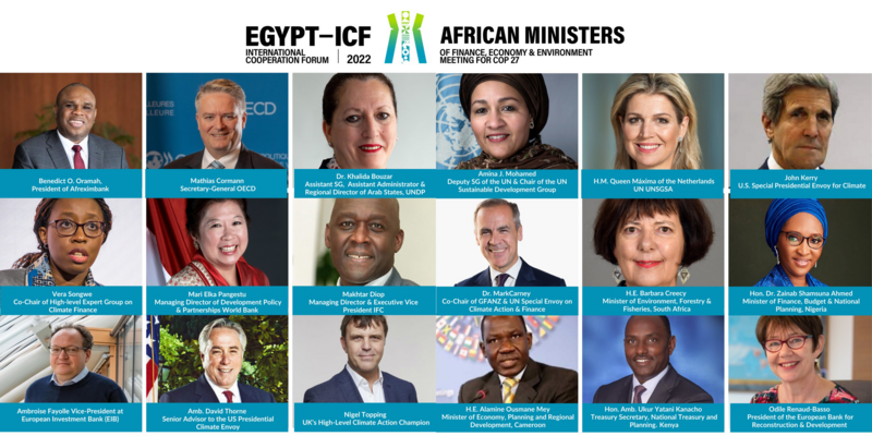 Prominent climate leaders to take part in Egypt-ICF on Africa’s climate change