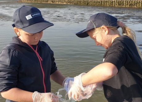 Youths collect environmental DNA samples under UNESCO initiative