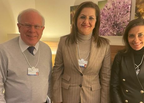 هالة السعيد تبحث التعاون مع مؤسسة جولدمان ساكس خلال مشاركتها في «دافوس»