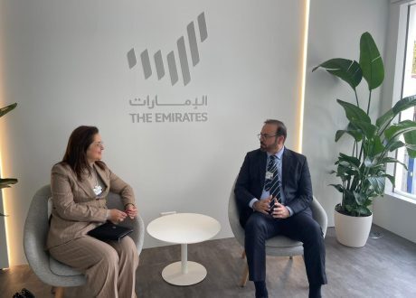وزيرة التخطيط تلتقي وزير شئون مجلس الوزراء بالإمارات لبحث الاستعداد للقمة العالمية للحكومات