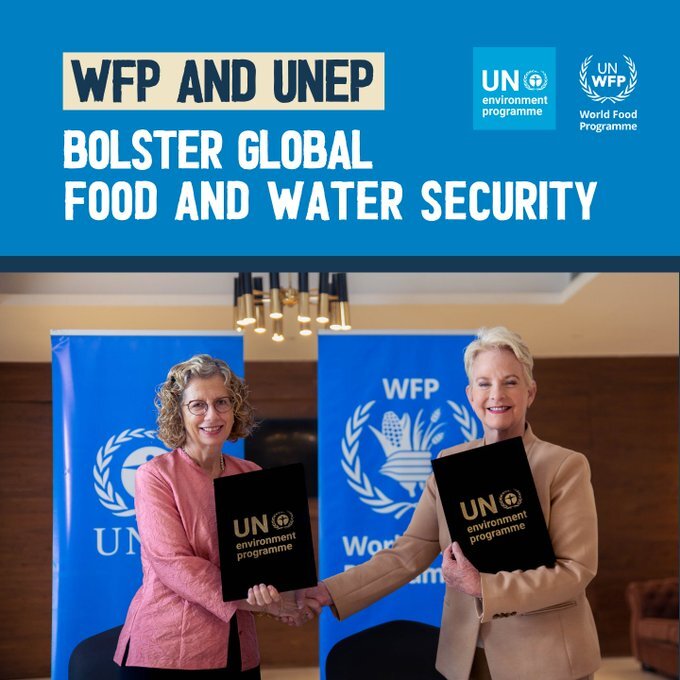 WFP, UNEP sign deal to address climate change impact on food security