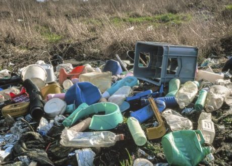How can language use affect public behavior on plastic pollution?