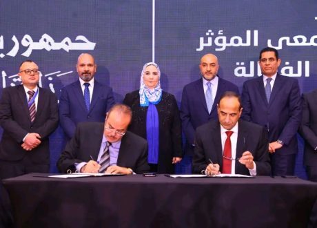 وزيرة التضامن تشهد توقيع بروتوكول تعاون بين بنك ناصر الاجتماعي وشركة إيترو للتجارة العامة