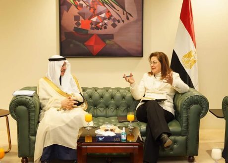 وزيرة التخطيط تناقش مع رئيس البنك الإسلامي للتنمية سبل التعاون