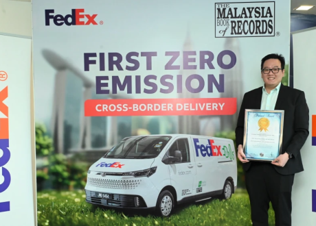 FedEx launches first ever cross-border package delivery with EV