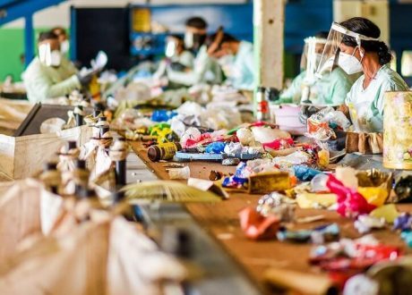 83.5% of Nestlé’s plastic packaging designed for recycling