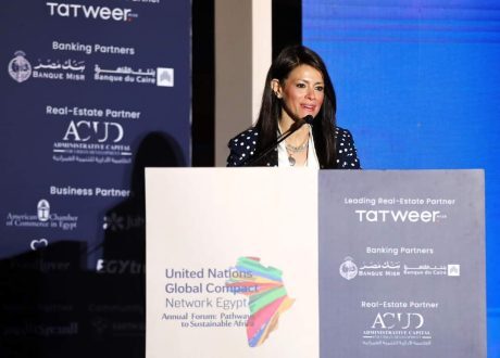 المشاط: برامجنا مع شركاء التنمية تتسق مع أهداف الميثاق العالمي للأمم المتحدة لتعزيز استدامة الشركات