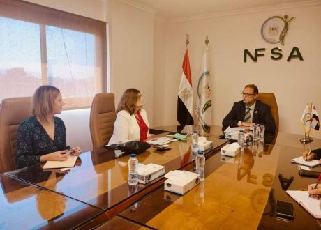 رئيس هيئة سلامة الغذاء يستقبل الملحق الزراعي الأسترالي بالقاهرة