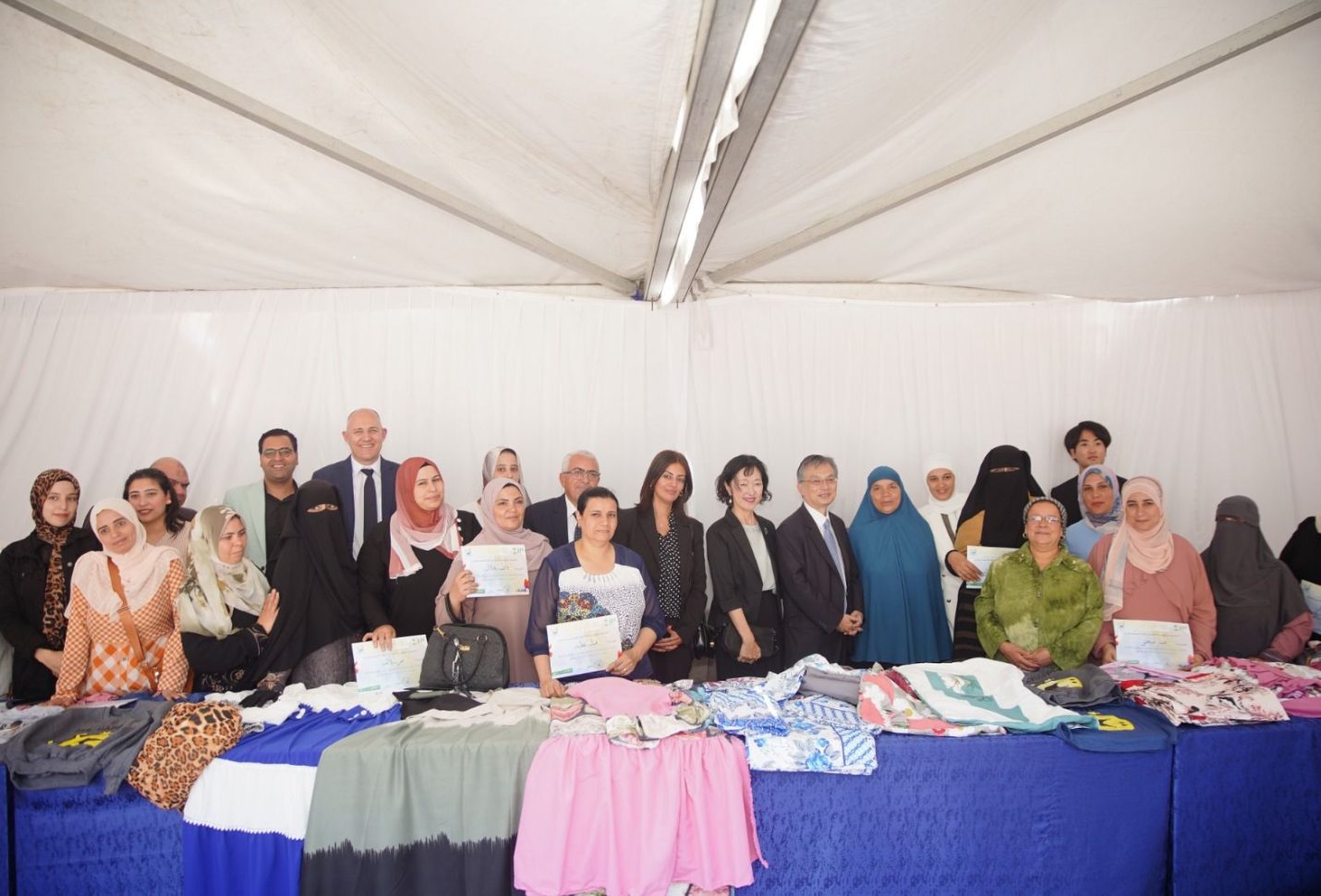 السفير الياباني يشهد الحفل الختامي بمبادرة «JTI» لتمكين السيدات اقتصاديًا