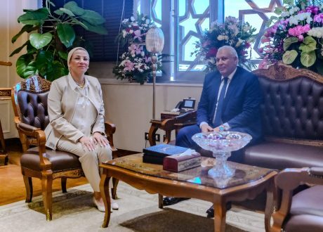وزيرة البيئة تبحث مع محافظ الوادي الجديد الفرص الاستثمارية بقطاع المخلفات الزراعية