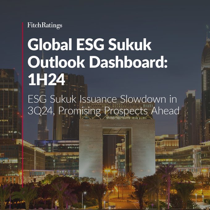 Fitch Ratings: Global ESG sukuk up 41% in first half of 2024