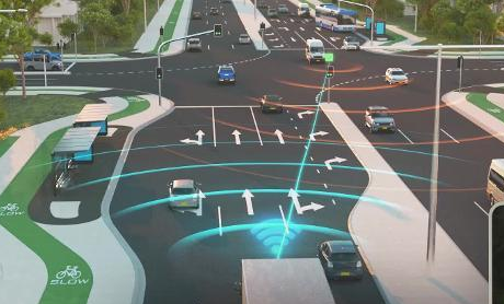 Self-driving robotic vehicles tested on Sydney streets  
