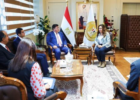 وزيرة التنمية تبحث مع وفد مؤسسة رجال الأعمال المصريين الصينيين فرص ومجالات التعاون