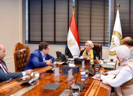 وزيرة البيئة تلتقى نائب برلمانى لمناقشة الفرص الاستثمارية فى مجال تدوير المخلفات الزراعية