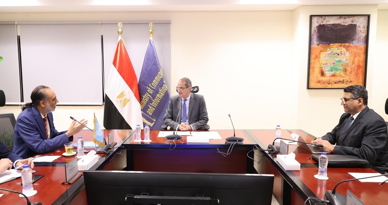 وزير الاتصالات يبحث مع البنك الدولي مشروعات تطوير البنية التحتية وبناء القدرات الرقمية