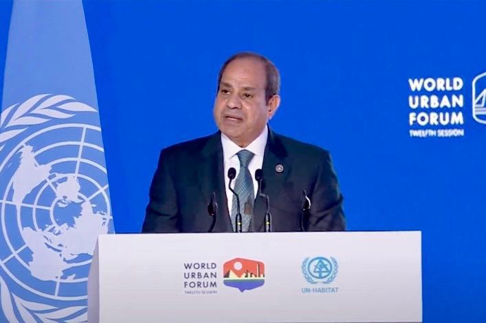 Sisi announces launch of “National Smart Cities Strategy”, “National Green Urbanization Strategy” at WUF