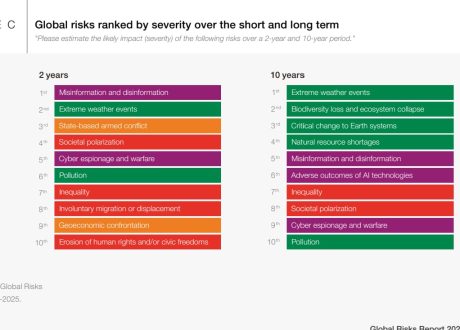 Report: Extreme weather events among top 10-year global risks for 2nd year running