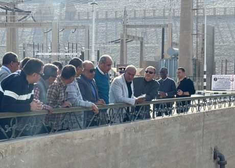 وزير الكهرباء يتفقد مشروع تطوير محطة كهرباء السد العالي لزيادة القدرة الإنتاجية 300 ميجاوات