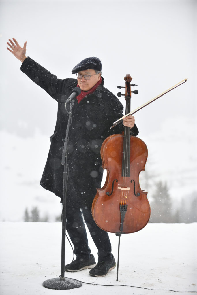 “Performing Hope for the Glaciers” musical performance at Davos sends message to whole world