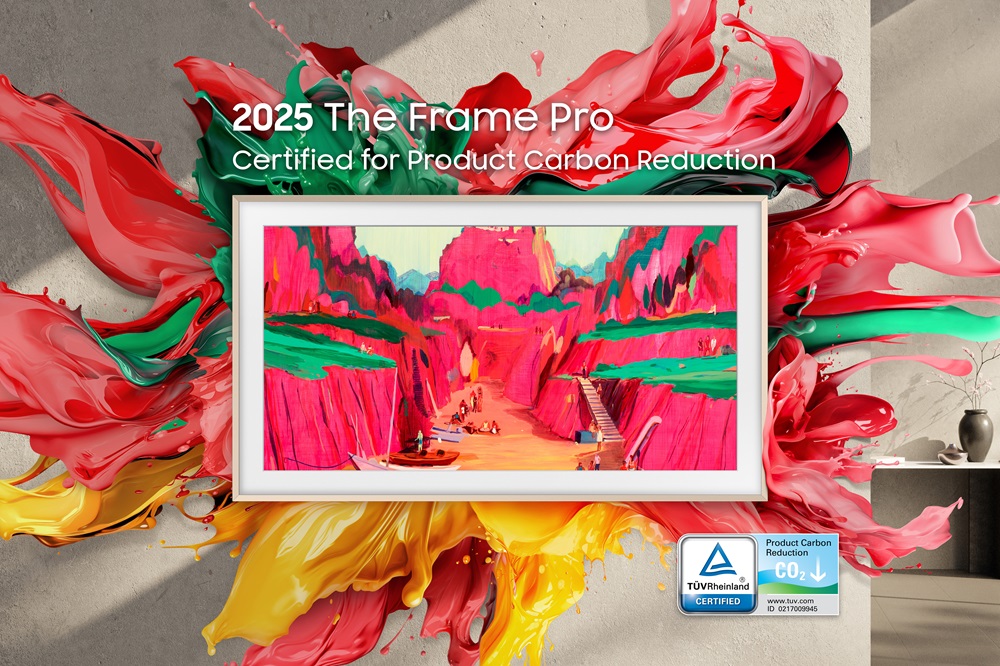 80 models of Samsung’s 2025 TV, monitor, soundbar lineups receive global certifications of Product Carbon Reduction, Footprint