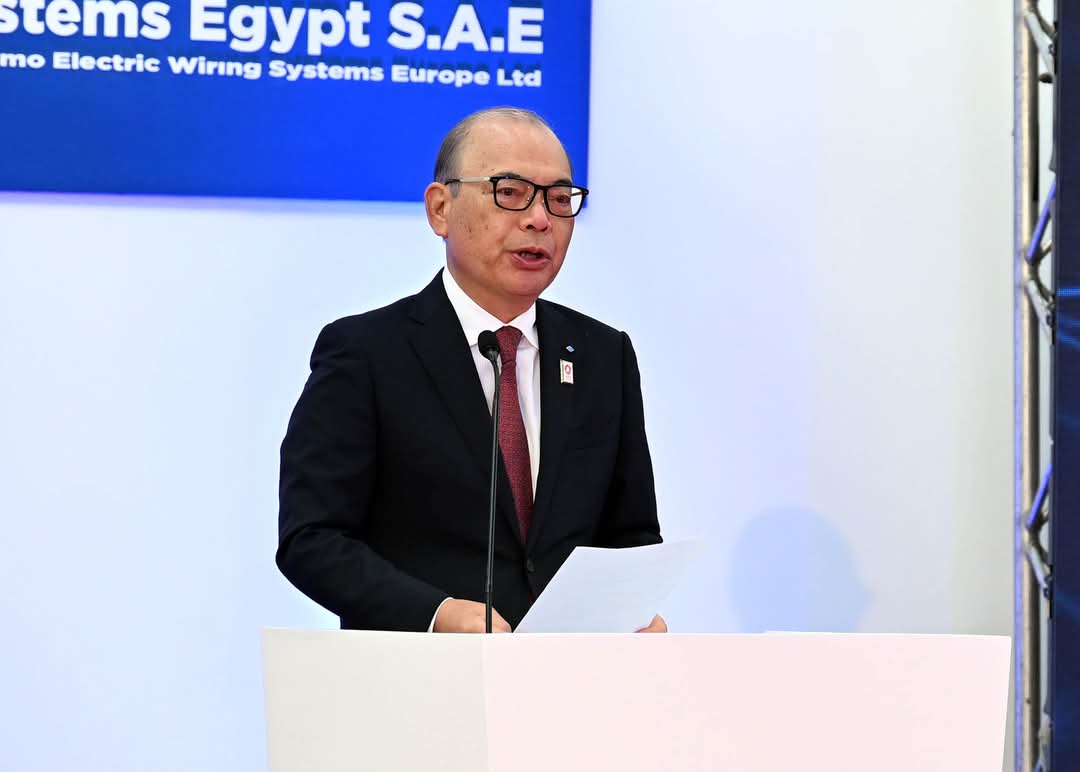 رئيس مجلس إدارة سوميتومو العالمية: تُشحن يوميًا منتجات تحمل علامة “صُنع في مصر” من مصانعنا مما يُحسّن كفاءة المركبات في أوروبا وخارجها ويبرز تميُز الصناعة المصرية